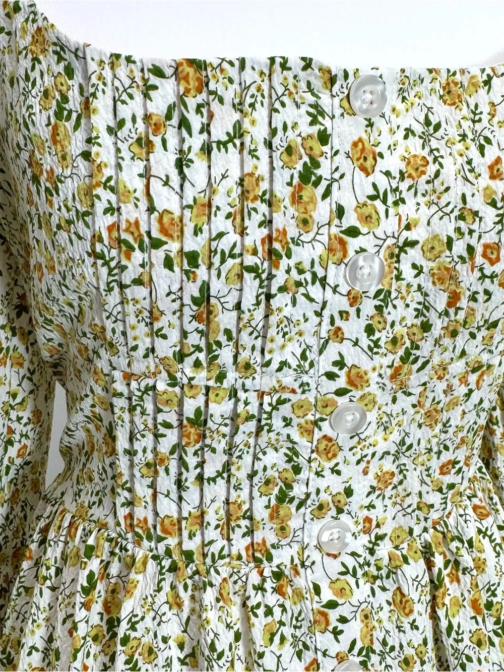Anthropologie Coquette Cottagecore Floral Corset Mini Dress NWT L Flowy - Picture 9 of 13